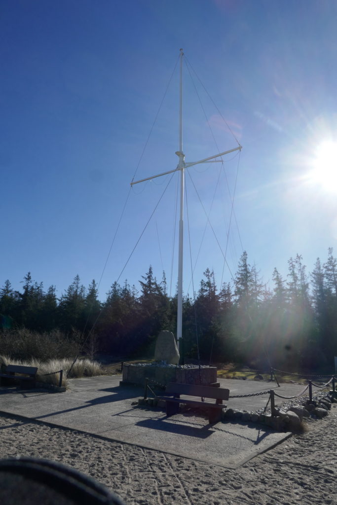 Das Niobe-Denkmal - das an den Untergang des Segelschulschiffs Niobe im Jahr 1932 im Fehmarnbelt erinnert