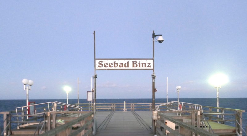 Auf der Seebrücke in Binz