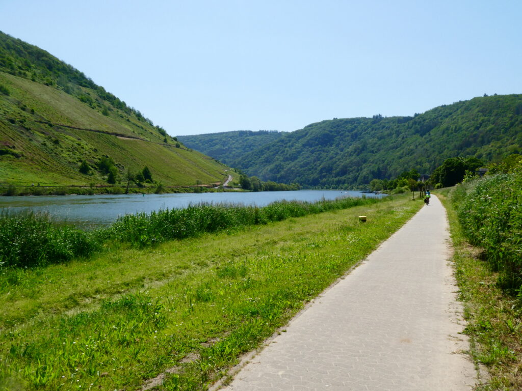 Direkt an der Mosel entlang