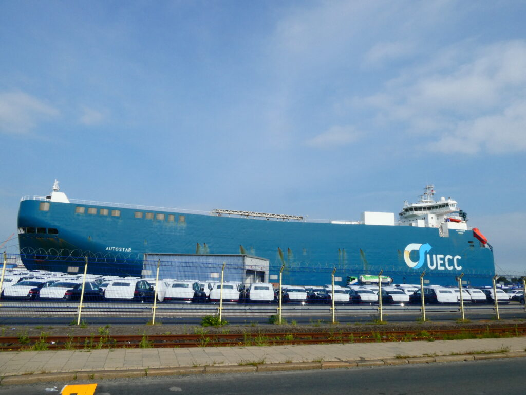 Autoverladung in Bremerhaven