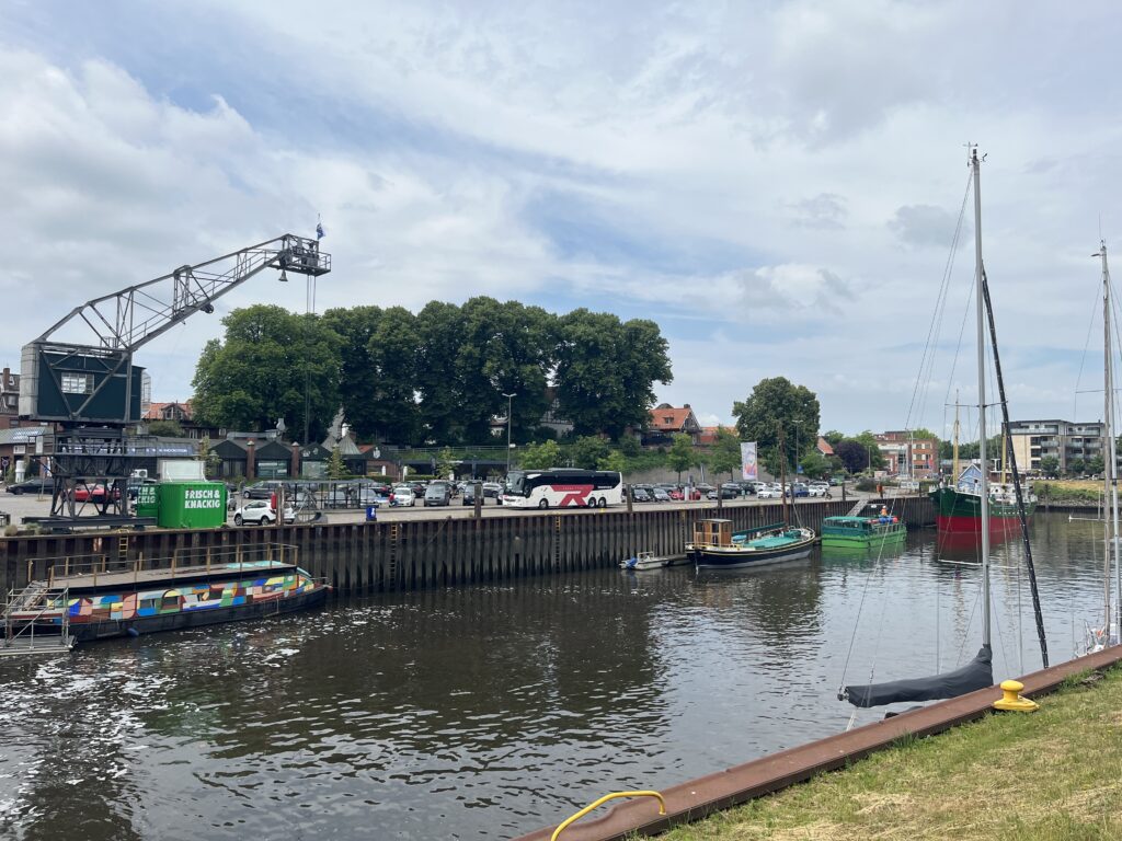 Pause am Hansehafen Stade