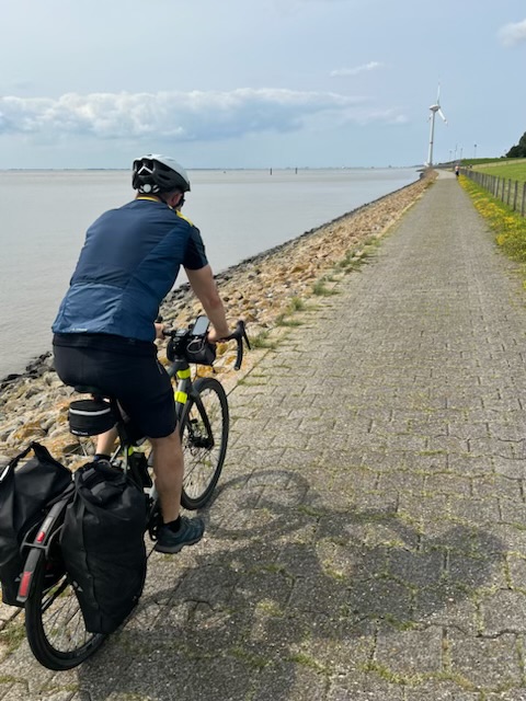 Die letzten Meter auf dem Emsradweg