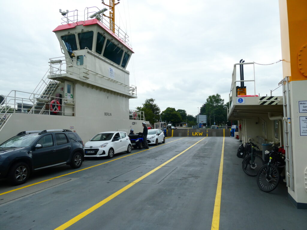 Auf der Kanalfähre