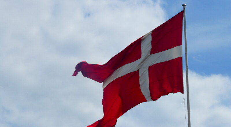 Der Dannebrog, die dänische Flagge