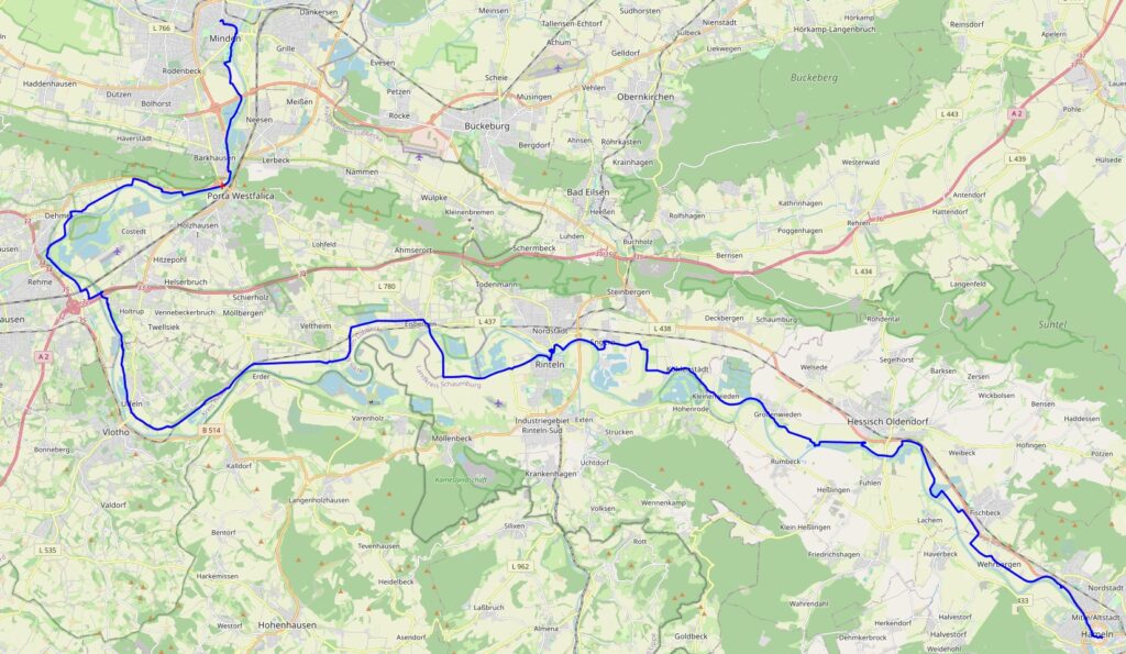 Die Strecke von Tag 4